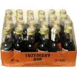 Rum Tuzemský Nicolaus 40% 40ml x24 miniatur