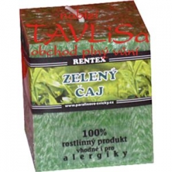 svíčka kostka Zelený čaj palmová 230g Rentex