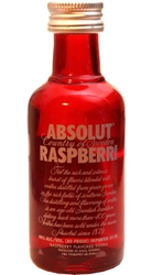 Vodka Absolut Raspberri 40% 50ml miniatura