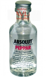 Vodka Absolut Peppar 40% 50ml miniatura