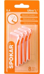 Mezizubní kartáčky Spokar 8 kusů 0,4 mm Ultra L
