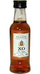 Koňak Claude Chatelier XO 40% 50ml miniatura etik2