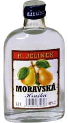 Hruška Moravská 40% 0,2l Jelínek placatice