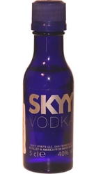 Vodka Skyy clear 40% 50ml miniatura