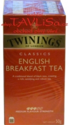 čaj černý English Breakfast tea 25x2g Twinings