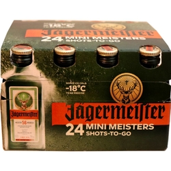 Jagermeister 35% 20ml x24 Germany miniatura etik3