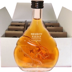 Cognac Meukow V.S.O.P. 40% 50ml x12 mini