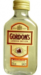 Gin Gordons London Dry 37,5% 50ml miniatura