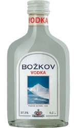vodka Božkov clear 37,5% 0,2l Placatice etik2