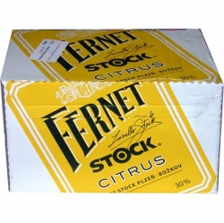 Fernet Stock citrus 30% 0,2l x14 Božkov