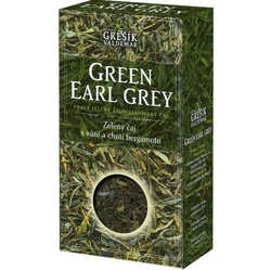 Čaj Zelený Green Earl Grey 70g sypaný Grešík