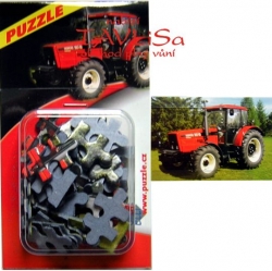 Puzzle 48 dílků blistr vzor 422 traktor