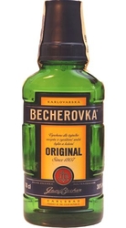 Becherovka 38% 0,1l Jan Becher placatice