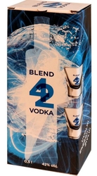 Vodka 42 Blend 42% 0,5l dárková 2 skleničky