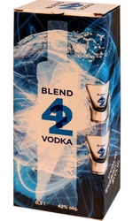 Vodka 42 Blend 42% 0,5l dárková 2 skleničky