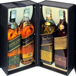 Johnnie Walker Sada 0,2l x4 whisky collection č.1