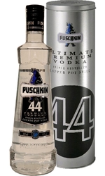 Vodka Puschkin Premium 44% 0,7l Plech Tuba
