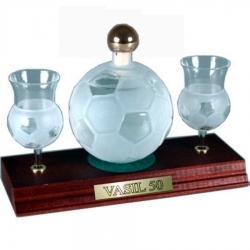 sklo Fotbalový míč 0,35l pohárky, jméno Vasil 50