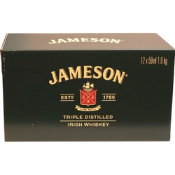 Whisky Jameson 40% 50ml x12 miniatur etik4