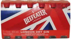 Gin Beefeater Dry 40% 50ml x12 miniatur