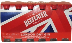 Gin Beefeater Dry 40% 50ml x12 miniatura