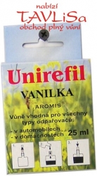 vonný olej Vanilka 25ml refil krabička