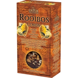 čaj Rooibos Lemon 70g sypaný Grešík etik2