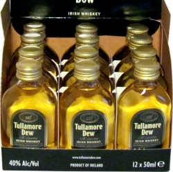 Whisky Tullamore Dew 40% 50ml x12 miniatur