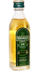 Whisky Bushmills 10 Years 40% 50ml miniatura