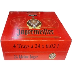 Jagermeister 35% 20ml x24 x4 Germany miniatura