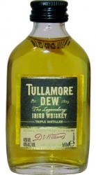 Whisky Tullamore Dew 40% 50ml miniatura etik2