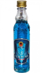 Curacao Blue 18% 50ml Starorežná miniatura