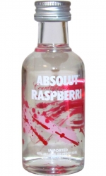 Vodka Absolut Raspberry 40% 50ml v Sadě 5 miniatur
