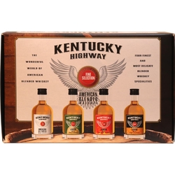 Whiskey Kentucky Highway Sada č.2 50ml x 4ks mini