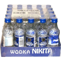 vodka Nikita clear 37,5% 40ml x25 miniatur