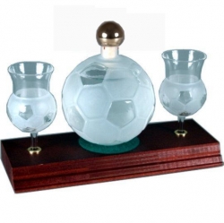 sklo Fotbalový míč 0,35l pohárky, jméno Drahuš