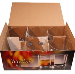 Sklenice whisky 28cl Barline 6ks