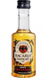 Rum Bacardi Oakheart Spiced 35% 50ml miniatura