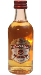 Whisky Chivas Regal 12y 40% 50ml miniatura etik4