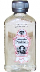 Vodka Alexander Pushkin clear 37,5% 40ml miniatura