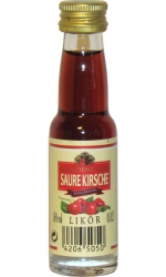 likér Saure Kirsche 16% 20ml Nordhausen miniatura