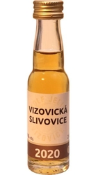 Slivovice Vizovická 2020 50% 20ml miniatura