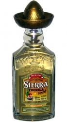 Tequila Sierra gold 38% 40ml miniatura