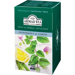 čaj Ovocný Peppermint a Lemon 20x2g Ahmad Tea č2