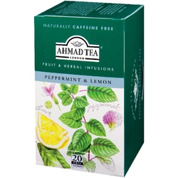 čaj Ovocný Peppermint a Lemon 20x2g Ahmad Tea č2