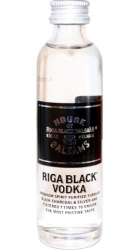 Vodka Riga Black 40% 40ml miniatura