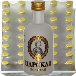 Vodka Carskaja Zolotaja 40% 50ml x40 miniatur