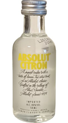 Vodka Absolut Citron 40% 50ml mini v Sadě č.3