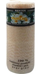svíčka váleček Vanilka palmová 190g Rentex