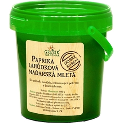 Paprika lahůdková maďarská mletá 400g Grešík